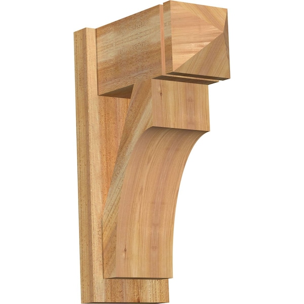 Ekena Millwork Westlake Arts & Crafts Rough Sawn Outlooker, Western Red Cedar, 8"W x 16"D x 24"H OUT08X16X24WTL03RWR - main